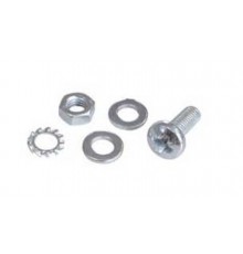 Комплект крепежа WZ-SB00-37-04-000 M6 с зубчатой шайбой (4 шт.)(винт М6х16-4 шт.,гайка М6-4шт.,шайба - 8 шт.,зубч. шайба - 4 шт.)  211864  Zpas