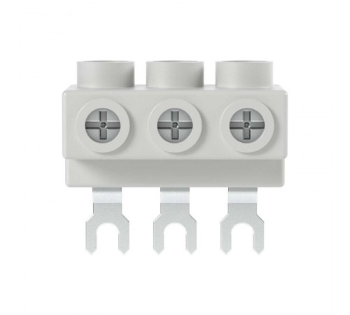 Шинная колодка для DMP32 для жесткого 6-25 кв.мм и гибкого 6-16 кв.мм кабеля до 63А  DMP32FT  DKC