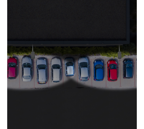 Светильник светодиодный консольный уличный Qplus 80W 9600lm 5000K 120-260V IP65 455*180*49мм черный КСС "Ш" LED 1/6  629535380  Gauss