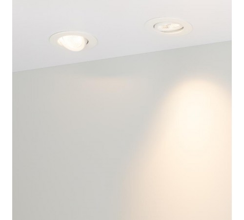 Светильник LTD-POLAR-TURN-R90-7W Warm3000 (WH, 36 deg, 230V) (Arlight, IP20 Пластик, 3 года)  032310  Arlight