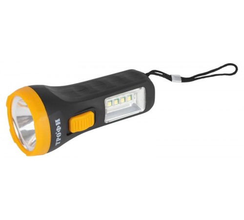 Фонарь светодиодный UB-101 универсальный на батарейках 1Вт 1 SMD+4 LED 1хAA  Б0054034  Трофи