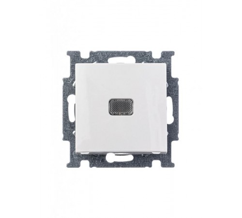 ABB Basic 55 Альп. белый Выключатель 1-клавишный с подсветкой  1012-0-2153   2CKA001012A2153  ABB