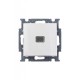 ABB Basic 55 Альп. белый Выключатель 1-клавишный с подсветкой  1012-0-2153   2CKA001012A2153  ABB