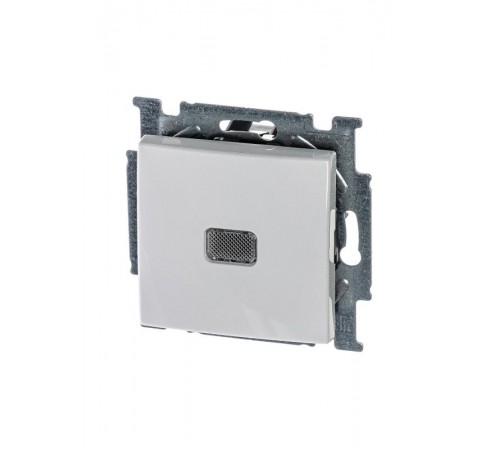 ABB Basic 55 Альп. белый Выключатель 1-клавишный с подсветкой  1012-0-2153   2CKA001012A2153  ABB