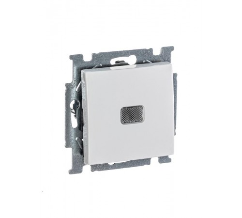 ABB Basic 55 Альп. белый Выключатель 1-клавишный с подсветкой  1012-0-2153   2CKA001012A2153  ABB
