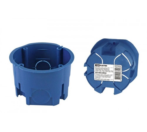 Коробка установочная 68х45 без саморезов инд. штрихкод  SQ1402-0932  TDM