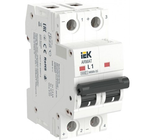 ARMAT Авт. выкл. M06N-DC 2P L 1А  AR-M06N-2-L001DC  IEK