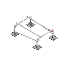 Опорная конструкция для установки оборудования TECHNORAPTOR STEELFOOT 1000х1500 HD  KM-TR-STF-SSEI-1000-1500 HD  КМ - профиль