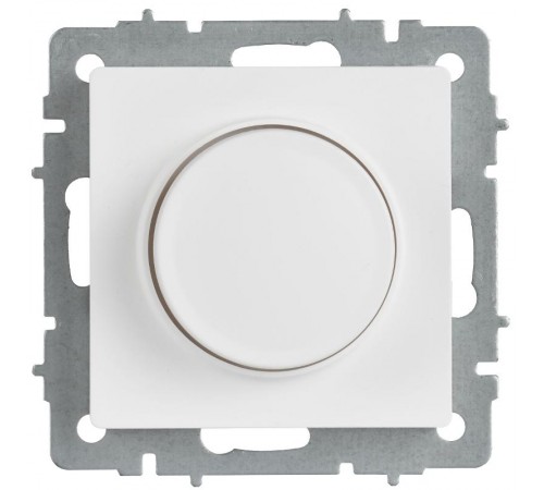 BRITE Светорегулятор поворотно-нажимной 600Вт СС10-1-0-БрАБ арктический белый   BR-D20-0600-K91  IEK