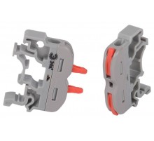 Клемма  NO-225-396 проходная на DIN-рейку 222-2411D с рычагами 1 полюс 0.08-2.5/4 мм2 (упаковка 10 шт.)  Б0067889  ЭРА