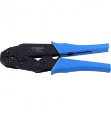 Кримпер для обжима гильз и наконечников d0,5-6мм, синий  32804  STEKKER