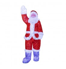 Акриловая светодиодная фигура "Санта Клаус" 210см, IP44 понижающий трансформатор в комплекте,  513-182  NEON-NIGHT