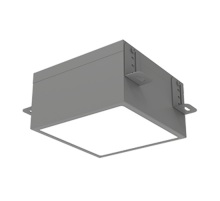 Светодиодный светильник DL-Grill для потолка Грильято встраив.25 Вт 4000 К 186х186х80 мм IP54 серый муар диммир. V1-R0-70810-10D01-5402540  VARTON