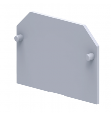 Крышка концевая для клеммы проходной OptiClip EP6/10U-серый  289806  КЭАЗ