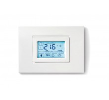 Комнатный цифровой термостат с недельным таймером; сенсорный экран; питание 3В DС; 1СО 5А; монтаж в настенные коробки  1C5190030007  Finder