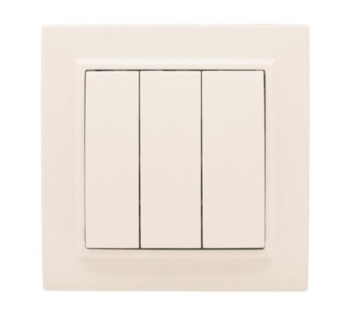 Выключатель 3-кл. СП 10А бежевый Минск EKFERV10-024-20EKF