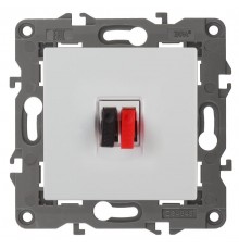 14-3111-01 Розетка аудио, IP20, Эра Elegance, белый  Б0034320  ЭРА