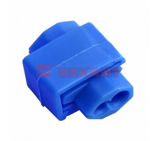 Ответвитель питания 1.0-2.5 мм (ОВ-2/ЗПо-1 1,0-2,5) синий  08-0771  REXANT
