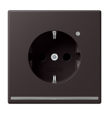 SCHUKO-розетка с LED подсветкой AL1520-ODLNW Jung