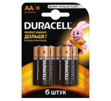 Элемент питания Duracell LR6-6BL BASIC  Б0014859  Duracell