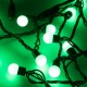 Светодиодная гирлянда ARD-BALL-CLASSIC-D17.5-10000-BLACK-100LED GREEN (230V, 7W)  025581  Arlight