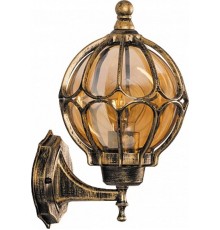 Светильник садово-парковый PL3701 60W 230V E27 180*200*320мм черное золото (на стену вверх)  11349  FERON