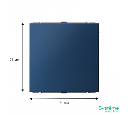 ArtGallery Аквамарин Заглушка без суппорта для многопостовых рамок  GAL001109  SE