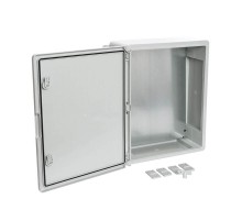 Корпус пластиковый с монтажной панелью ЩМП IP65 серая дверь 500х400х175  PR08.26484  Промрукав