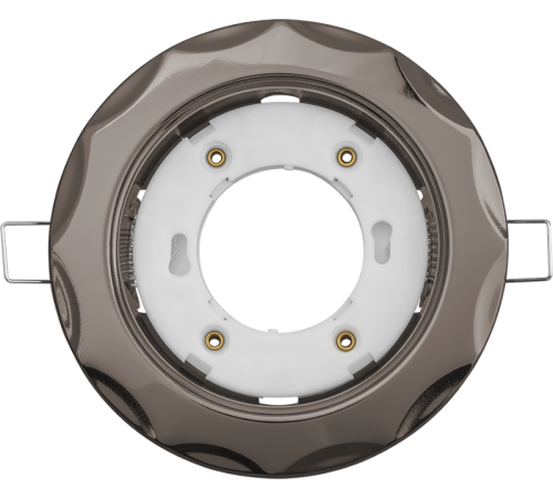 Светильник встраиваемый под лампу GX53 NGX 93 062 NGX-R9-005-GX53 (Звезда черный хром)  93062  Navigator