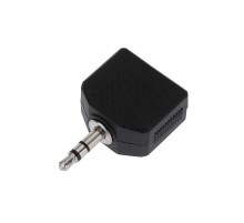 Переходник штекер стерео 3,5 мм - 2 гнезда стерео 3,5 мм  14-0423  REXANT