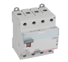 Выключатель дифференциальный (УЗО) DX3-ID 4п 25А 500мА тип AC  411732  Legrand