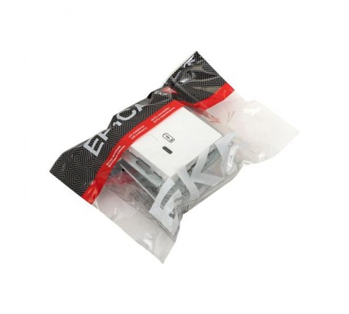 Механизм розетки USB-С, быстрая, белый Эпика EKF  UP1-SOW-USBCF  EKF