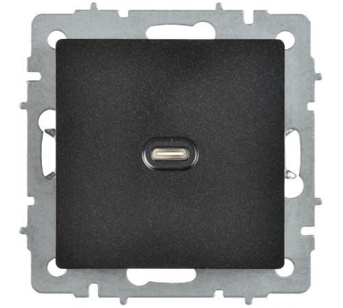 BRITE Роз. USB C 65Вт высокоскор. зар. РЮ12-1-БрЧ черн.  BR-U13-065-K02  IEK