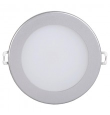 Светильник светодиодный встаиваемый ДВО 1604 серебро круг LED 7Вт 4000 IP20  LDVO0-1604-1-7-K23  IEK