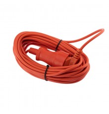 Удлинитель-шнур ПВС 2х0.75, 10 м, б/з, 6 А, 1300 Вт, IP20, оранжевый (Сделано в России)  11-7105  PROconnect