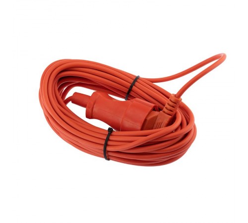 Удлинитель-шнур ПВС 2х0.75, 10 м, б/з, 6 А, 1300 Вт, IP20, оранжевый (Сделано в России)  11-7105  PROconnect
