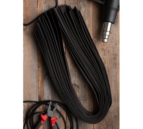 Термоусаживаемая трубка ТУТ нг 35/17.5 черная в отрезках по 1м PROxima  tut-35-b-1m  EKF