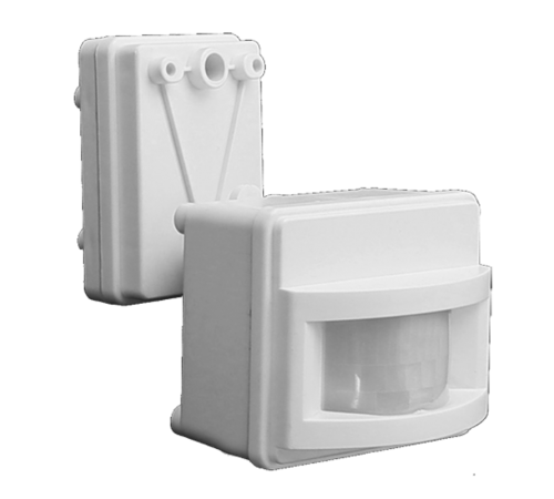 Датчик движения PMS-IR 017 1200Вт 120° 2-12м WH IP44a  .5012998  Jazzway