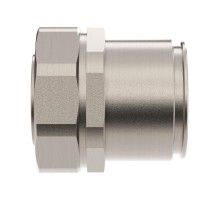 Муфта металлорукав DN 40-жесткая труба д.40мм, IP66/IP67, никелированная латунь   6117-40R DKC