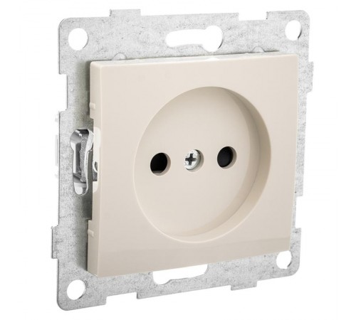Bravo Розетка 1-ой б/з с з/ш, СУ , 16А, 250В, беж  С10Р2-003  GUSI Electric