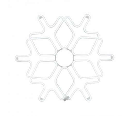 Фигура Снежинка из гибкого неона, 60х60 см, цвет свечения белый  501-325  NEON-NIGHT