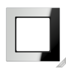 Рамка 5-кратная; серебро  AC585GLSI  Jung