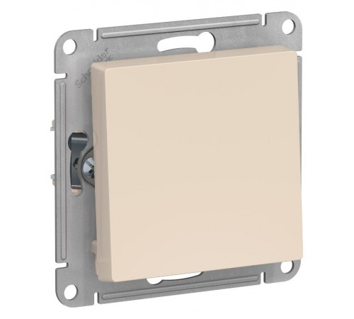 AtlasDesign Бежевый Выключатель 1-клавишный сх.1, 10АХ, механизм  ATN000211  SE