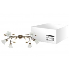 Люстра НПБ 01-22 Сканди 6х40Вт ЛН Е14 антик с медью  SQ0370-0010  TDM