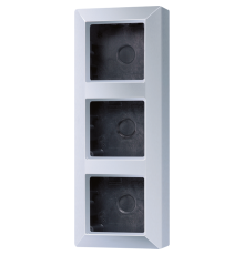 Коробка для накладного монтажа 3-кратная; алюминий  AS583AAL  Jung