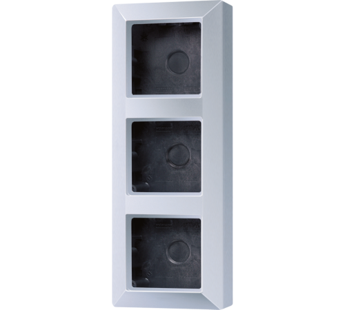 Коробка для накладного монтажа 3-кратная; алюминий  AS583AAL  Jung