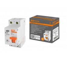 Выключатель автоматический дифференциального тока АВДТ 32 2P(1P+N) B25А 30мА 4,5кА тип АС  SQ0202-0521  TDM
