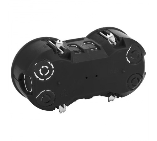 Коробка установочная КУП 2-х местная 141х70х45мм для полых стен саморез. мет. лапки IP20 (100/1200)  Б0051421  ЭРА