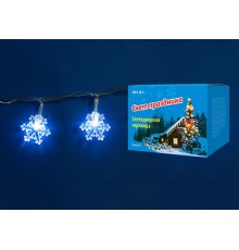 Гирлянда светодиодная  "Снежинки" с контроллером  ULD-S0280-020/DTA WHITE IP20 SNOWFLAKES   20 диодов 28 м белая IP20 шнур прозр..  07923  Uniel