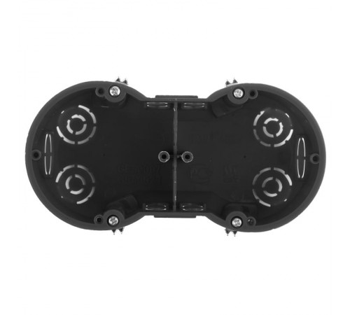 Коробка установочная КУП 2-х местная 141х70х45мм для полых стен саморез. мет. лапки IP20 (100/1200)  Б0051421  ЭРА